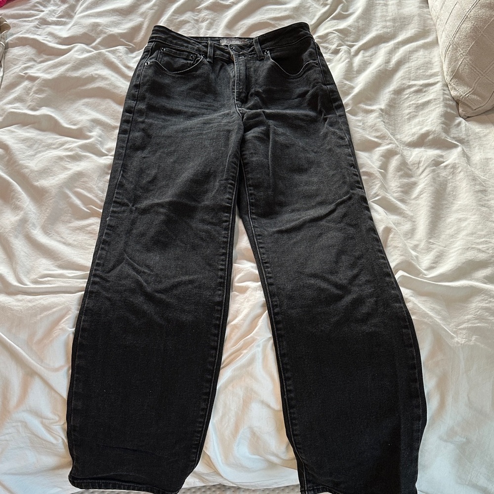 Women’s mid rise straight leg jeans
